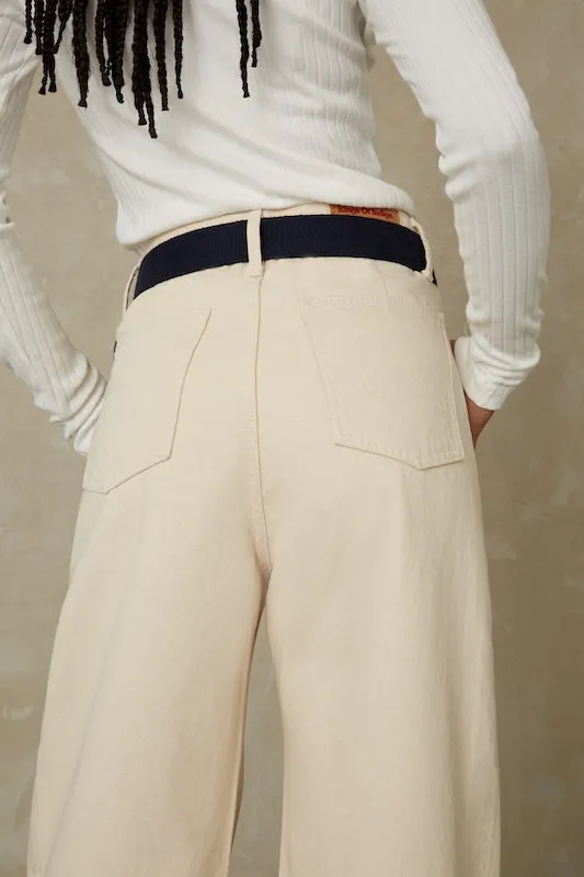 Leila Balloon Jeans Clean Recycled Ecru sold by Ivalo.com product image thumbnail 4