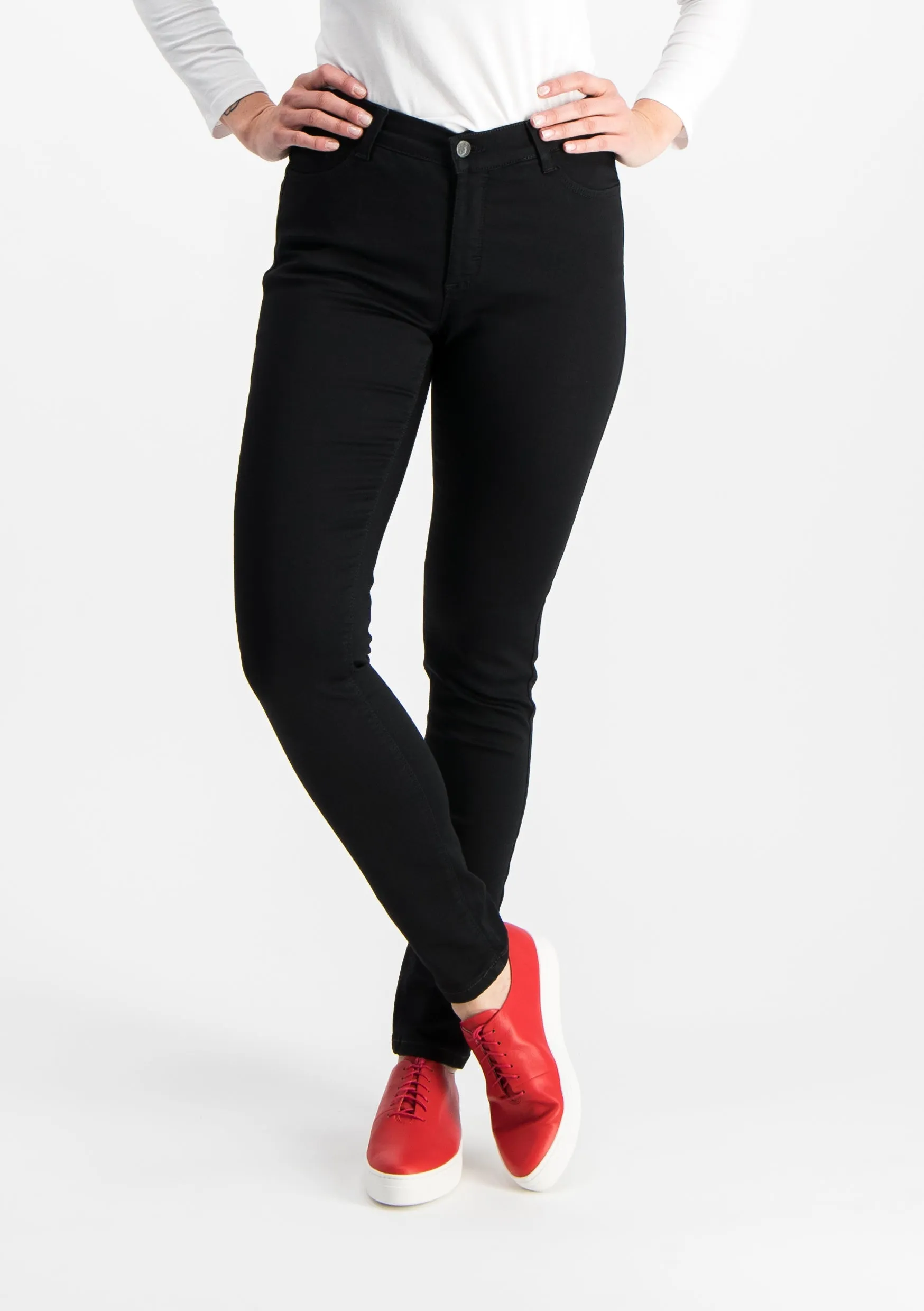 Legging Super Stretch Jeans Black Satin Finish sold by Ivalo.com product image thumbnail 3