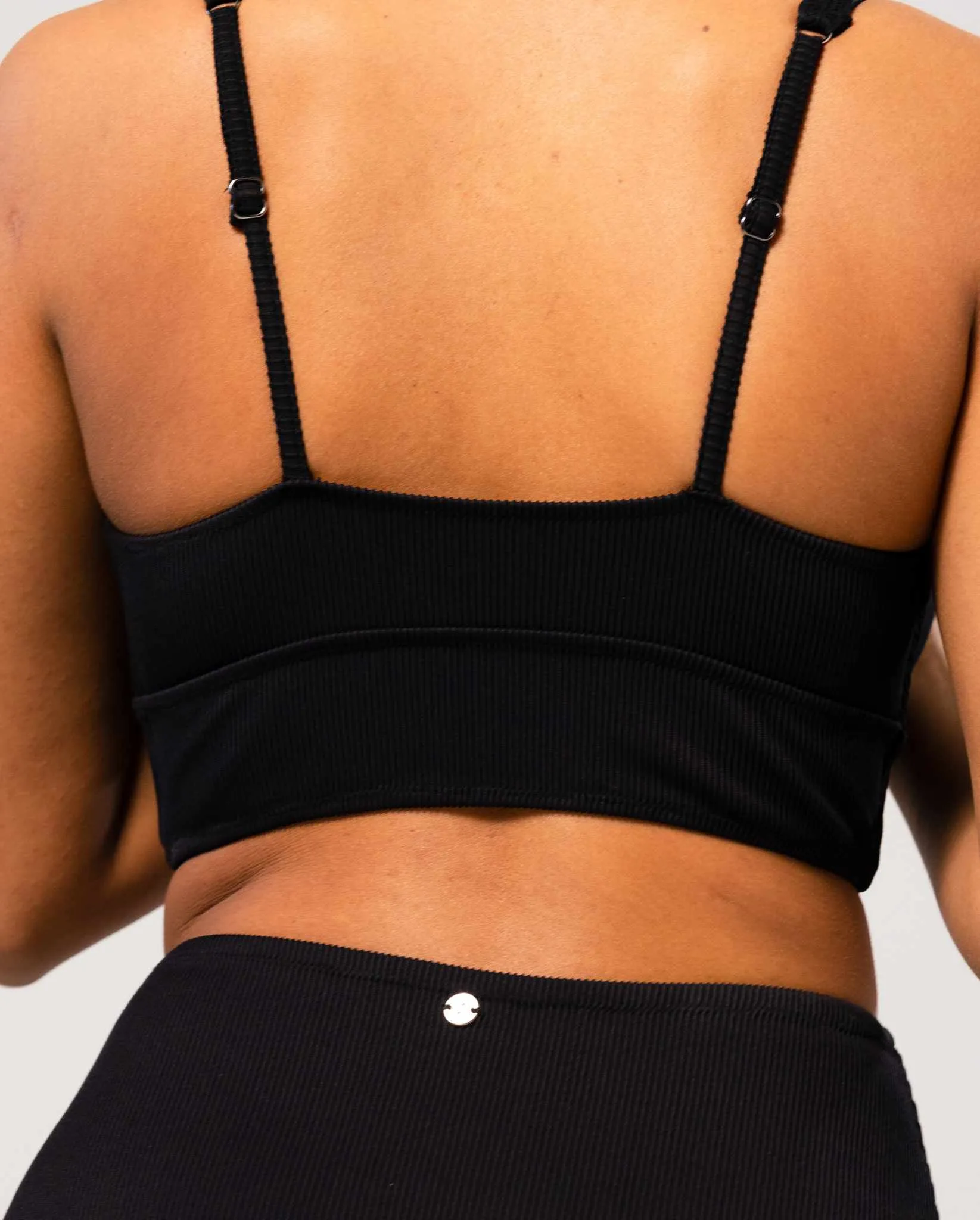 Plunge Bikini Top Black Rib sold by Ivalo.com product image thumbnail 3