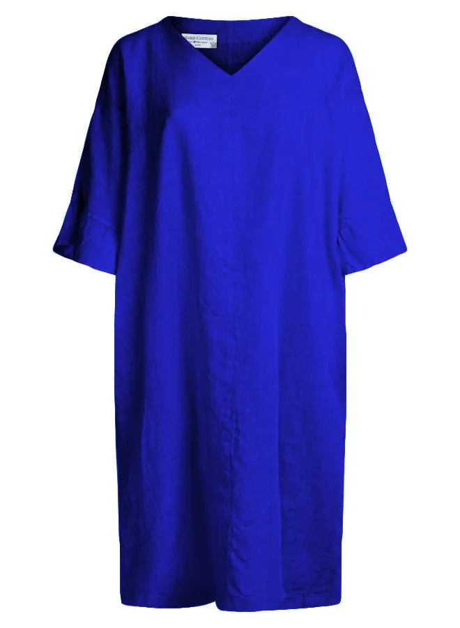 Loose Fit Ruffled Sleeves Linen Dress sold by Ivalo.com product image thumbnail 2