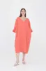 Loose Fit Ruffled Sleeves Linen Dress sold by Ivalo.com