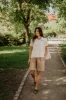 Matilda Long Linen Shorts sold by Ivalo.com