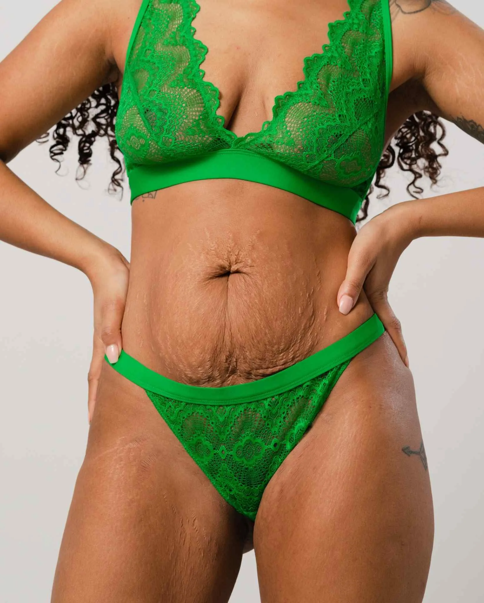 Lace Bikini Tanga Green Ivy sold by Ivalo.com product image thumbnail 5