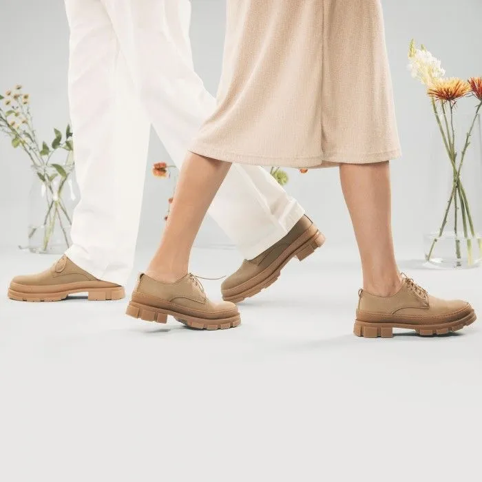 Arum Beige Chunky Derby Vegan Shoes sold by Ivalo.com product image thumbnail 2