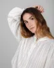 Polka Dot Boho Blouse White sold by Ivalo.com