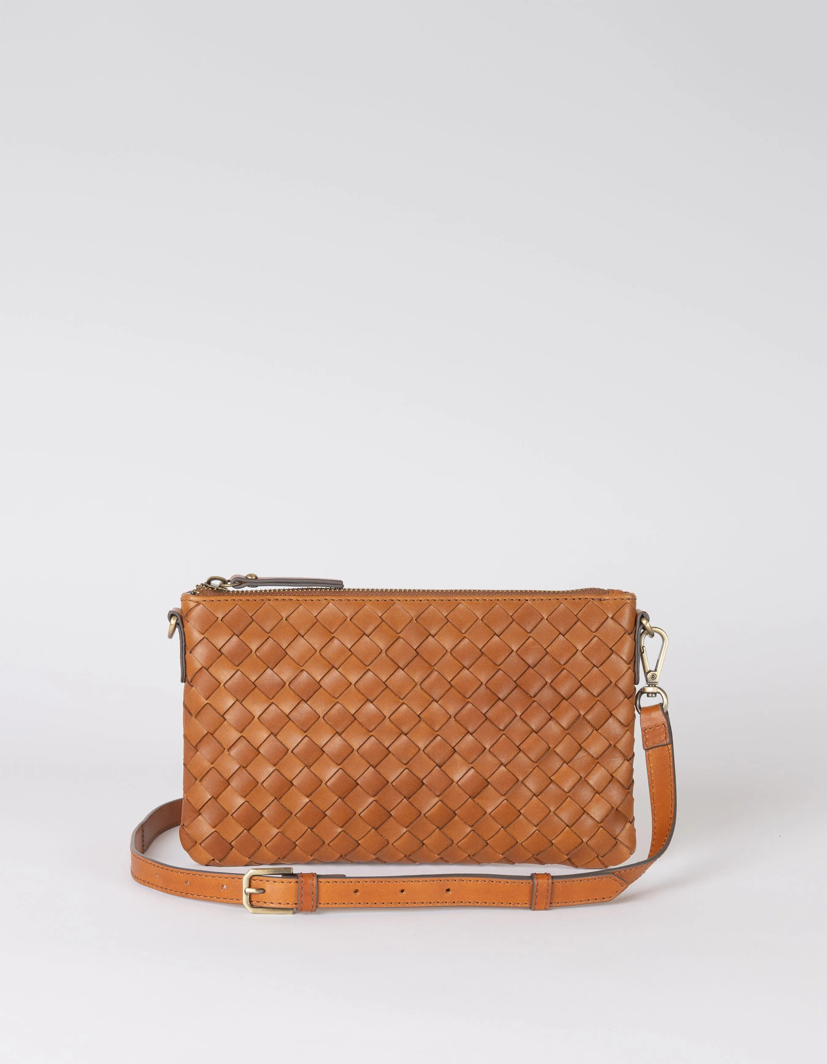 Lexi Cognac Woven Classic Leather sold by Ivalo.com product image thumbnail 4