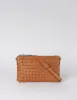 Lexi Cognac Woven Classic Leather sold by Ivalo.com
