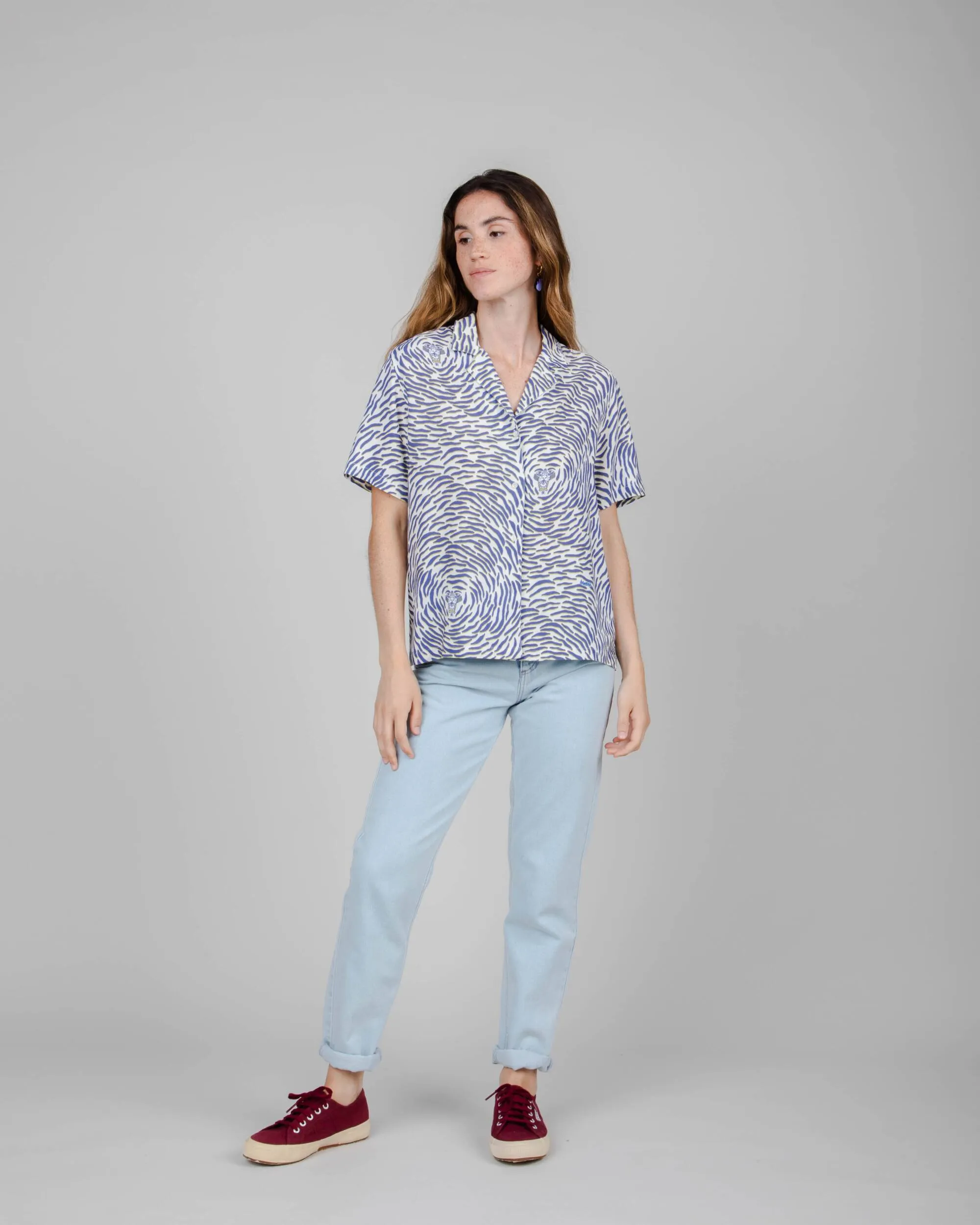 Tiger Aloha Blouse White sold by Ivalo.com product image thumbnail 2