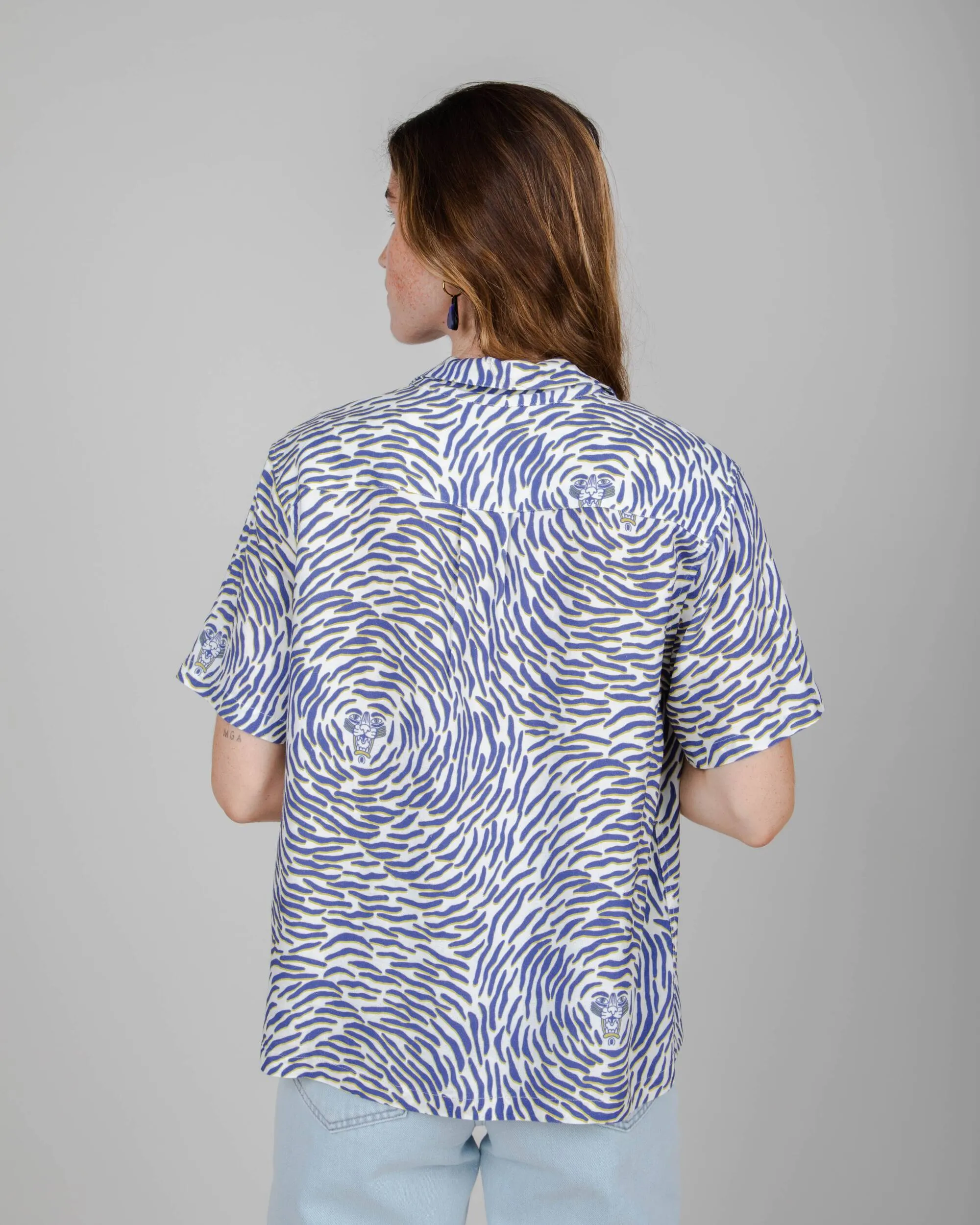 Tiger Aloha Blouse White sold by Ivalo.com product image thumbnail 4