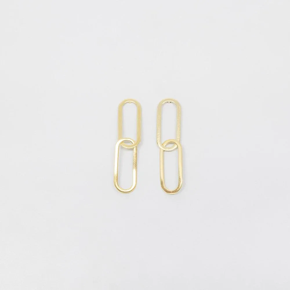 Link Chain Stud Earrings sold by Ivalo.com