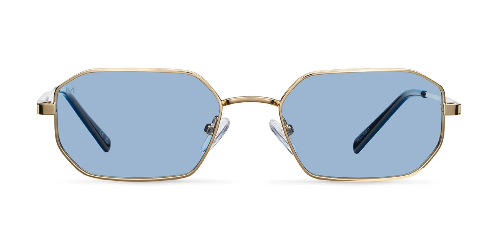 Idir Sunglasses Gold Blue sold by Ivalo.com