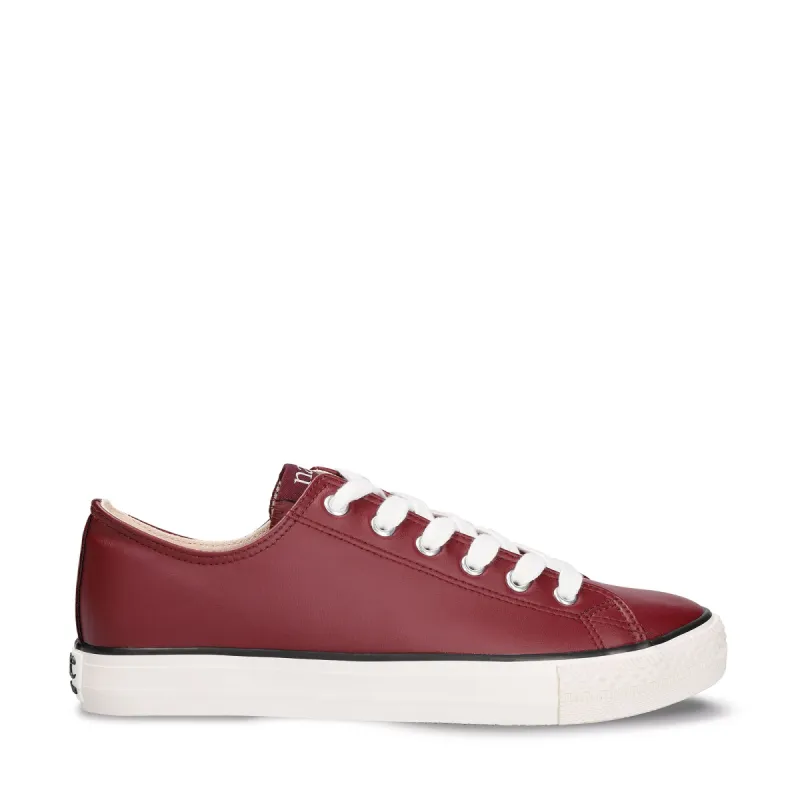 Clove Red Vegan Sneakers Low-Top Lace-Up sold by Ivalo.com