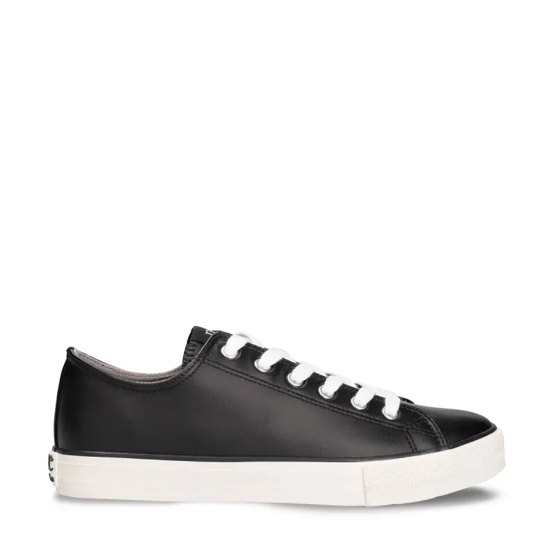 Clove Black Vegan Sneakers Low-Top Lace-Up sold by Ivalo.com