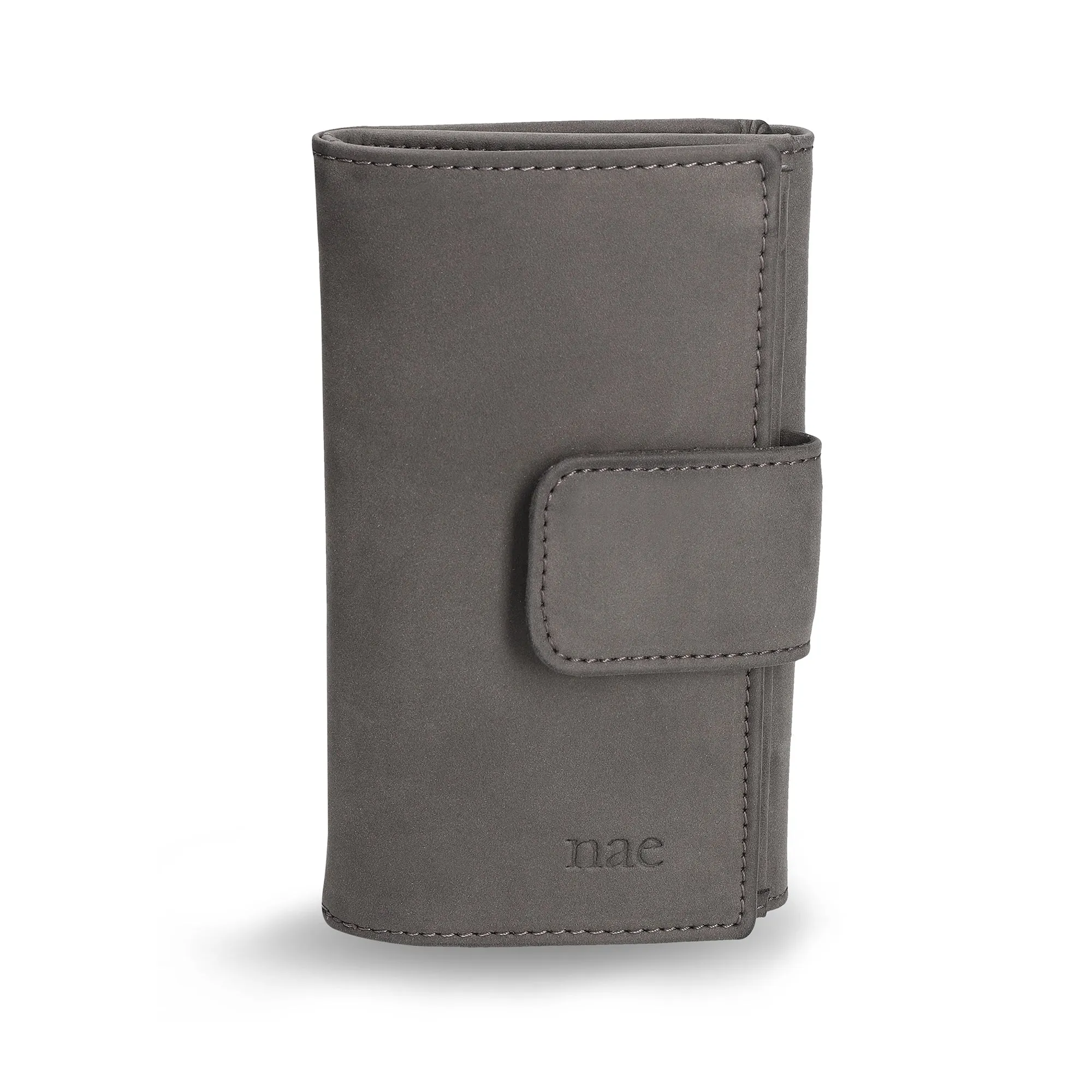 Sabi Grey Vegan Bifold Clip Wallet sold by Ivalo.com