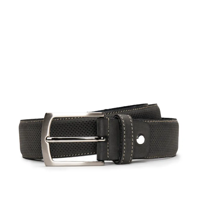 Canet Microfiber Men’s Grey Vegan Belt sold by Ivalo.com