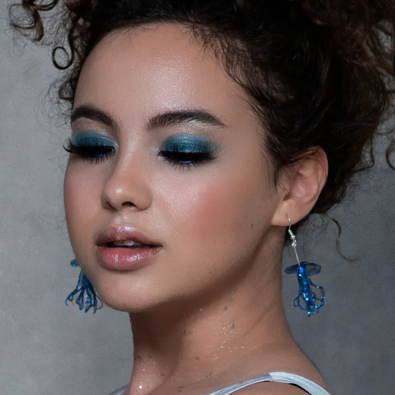 Blue Jellyfish Drop Earrings sold by Ivalo.com