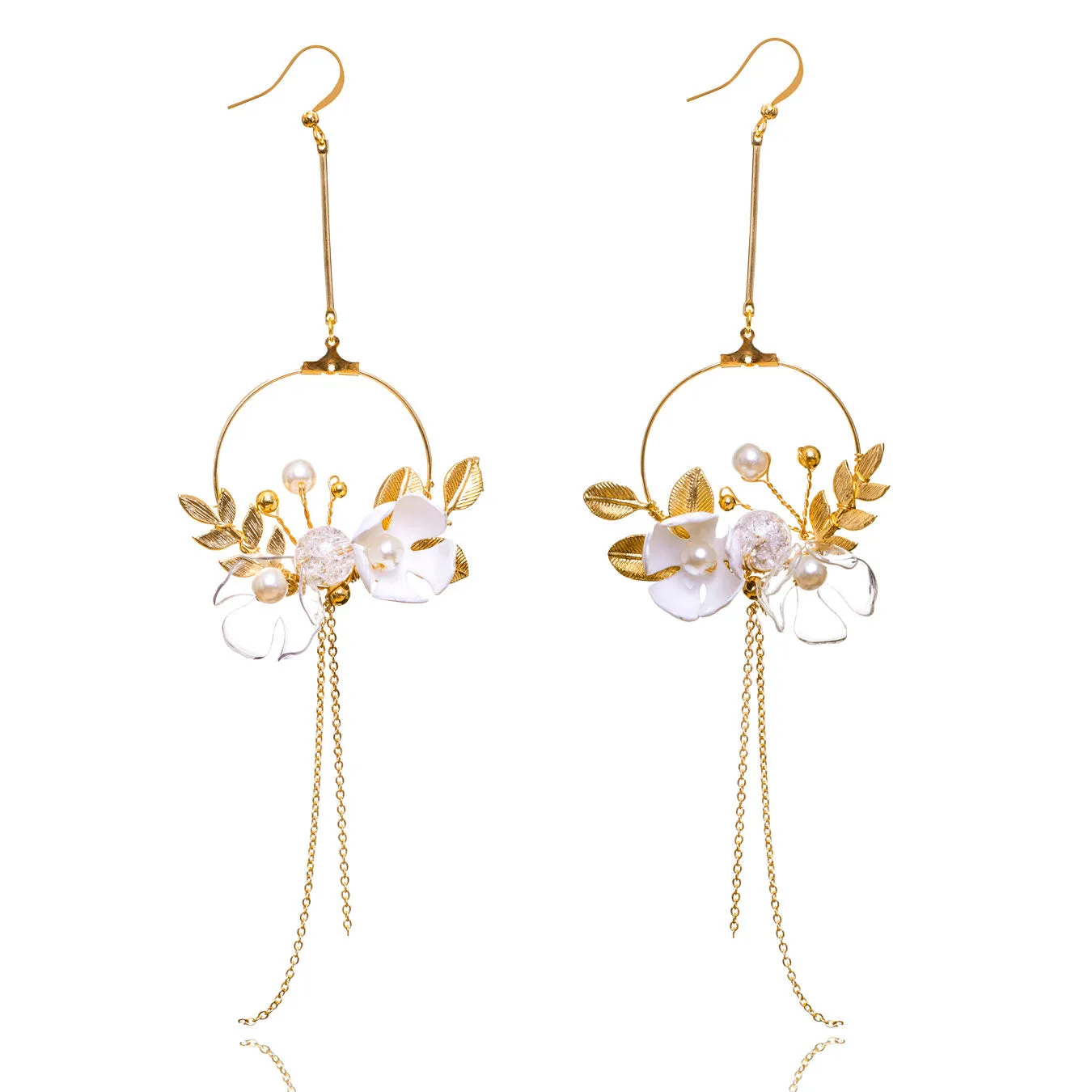 Floral Garland Drip Earrings sold by Ivalo.com product image thumbnail 4