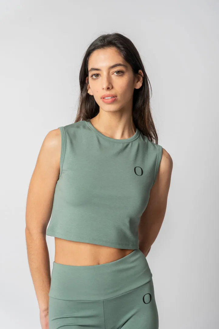 Crop Top Rosemary Green sold by Ivalo.com