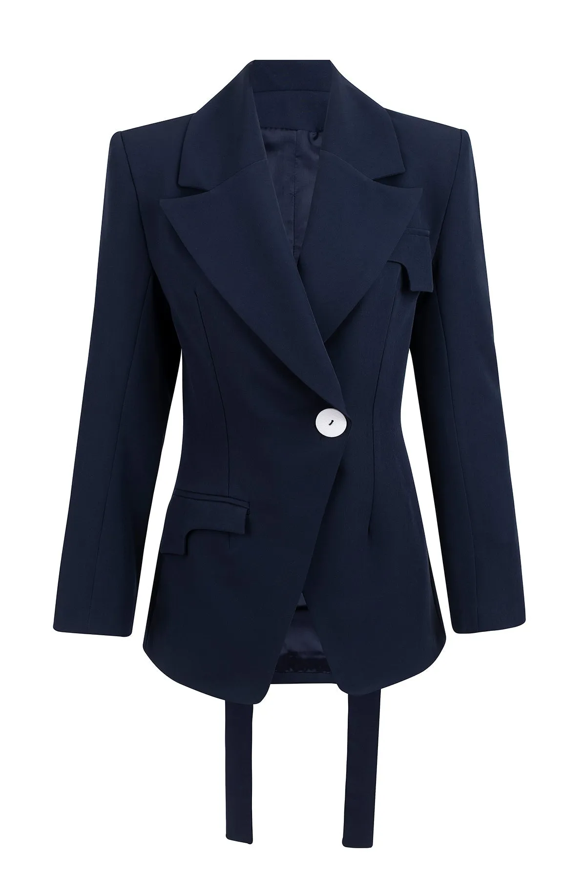 Mazarine Cinched Blazer Navy sold by Ivalo.com product image thumbnail 2
