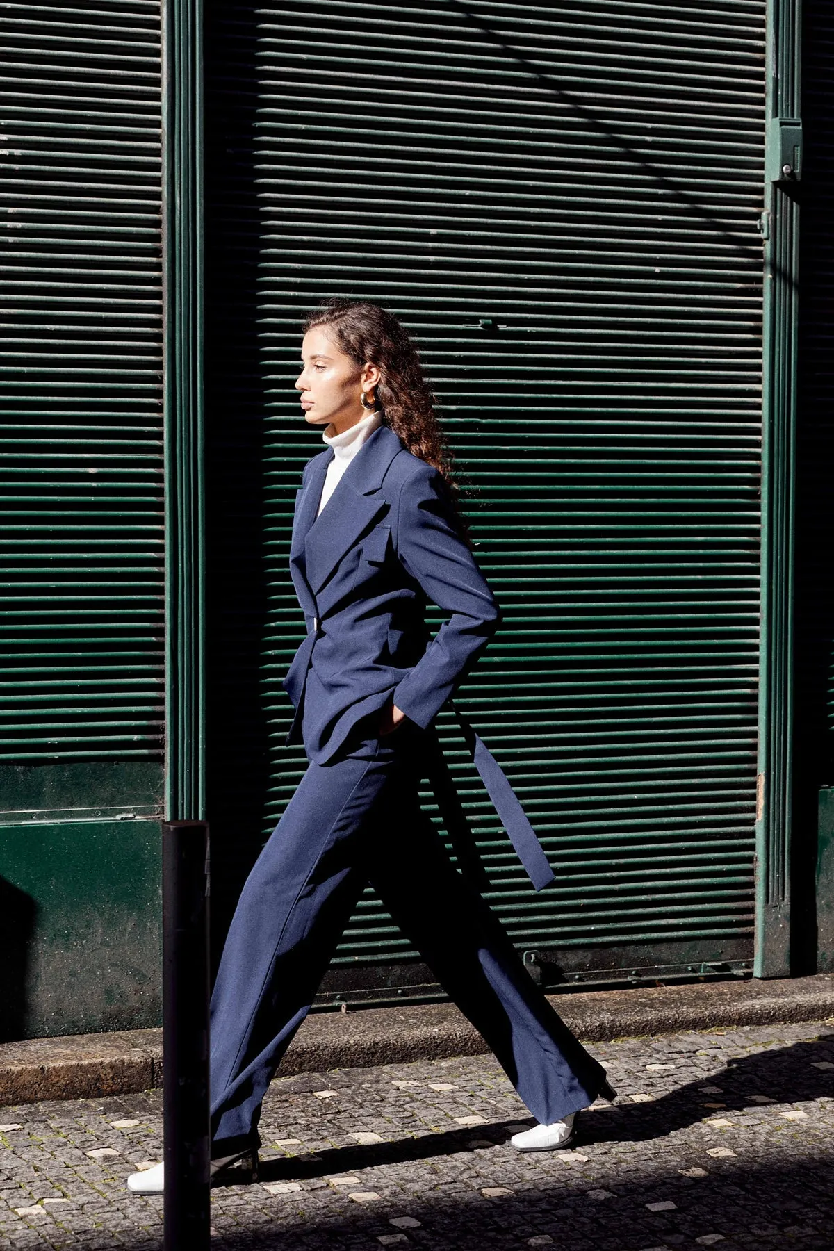 Mazarine Cinched Blazer Navy sold by Ivalo.com product image thumbnail 4