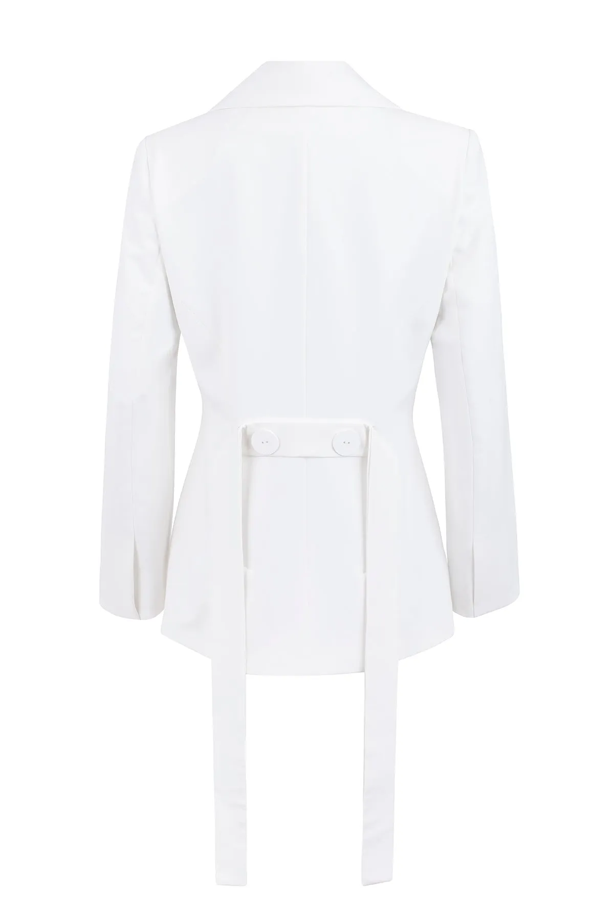 Dove Cinched Blazer White sold by Ivalo.com product image thumbnail 5