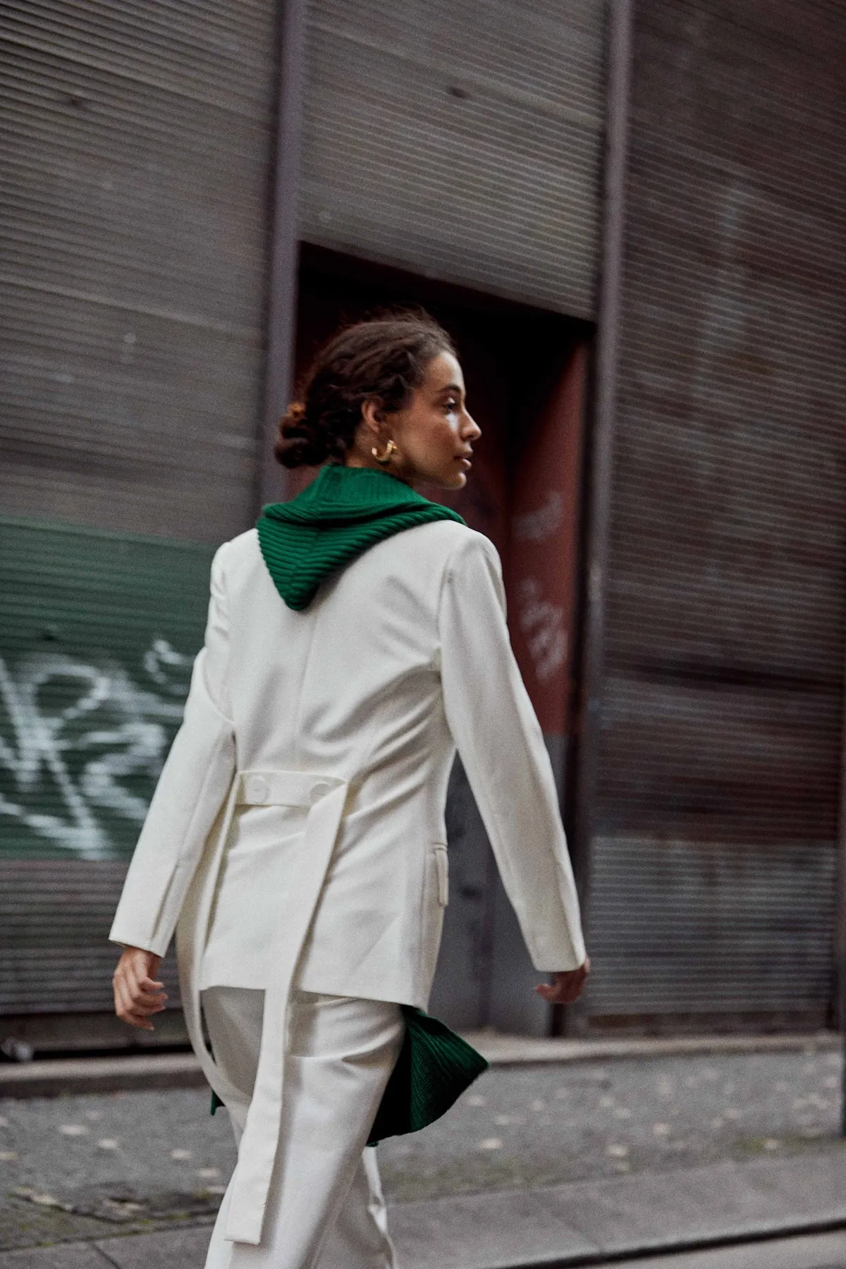 Dove Cinched Blazer White sold by Ivalo.com product image thumbnail 3