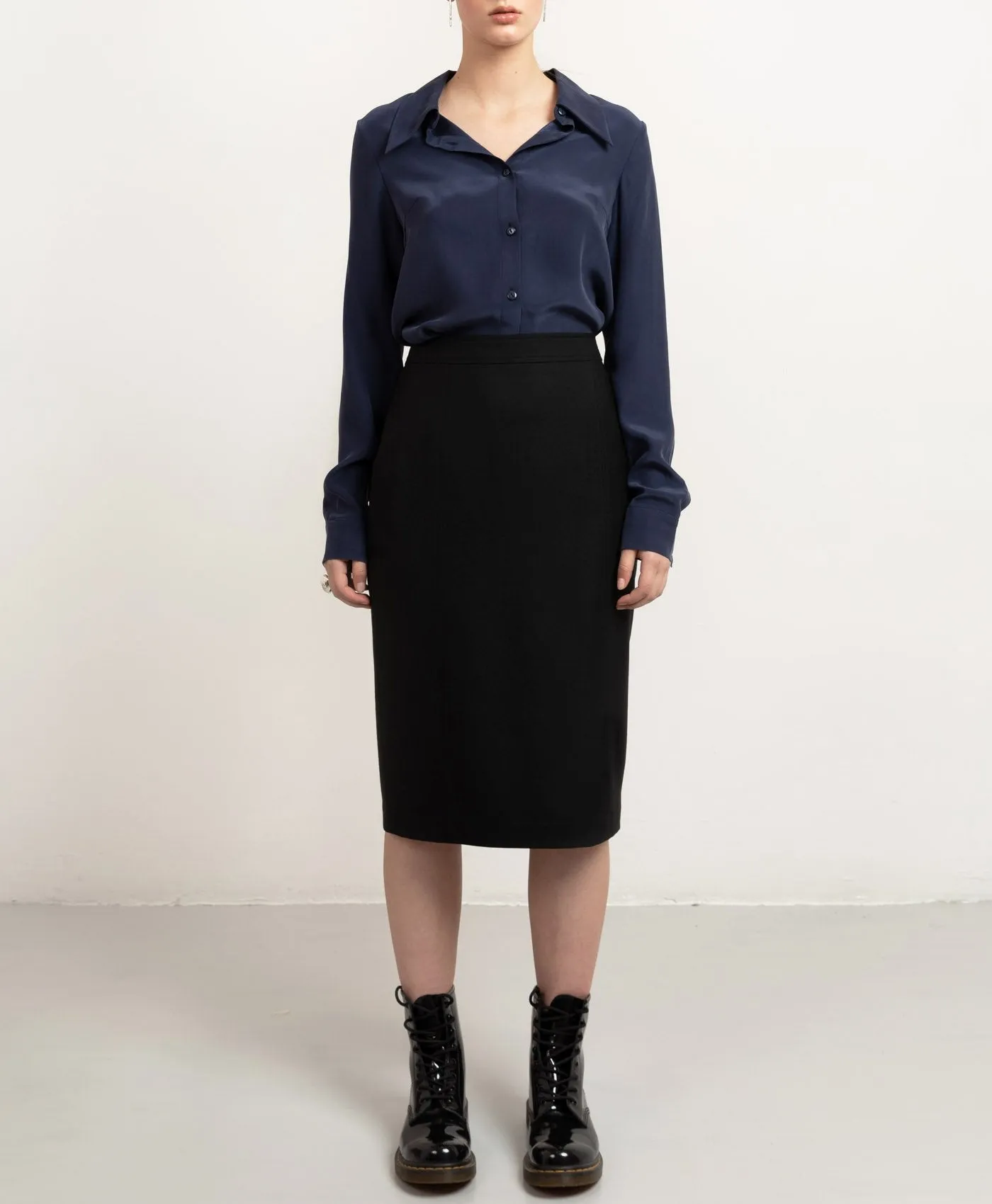 Knee-Length Prime Pencil Skirt Black sold by Ivalo.com