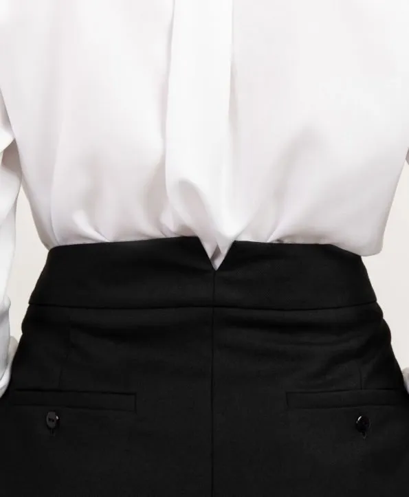 Long Pleated Wool Trousers Black sold by Ivalo.com product image thumbnail 5