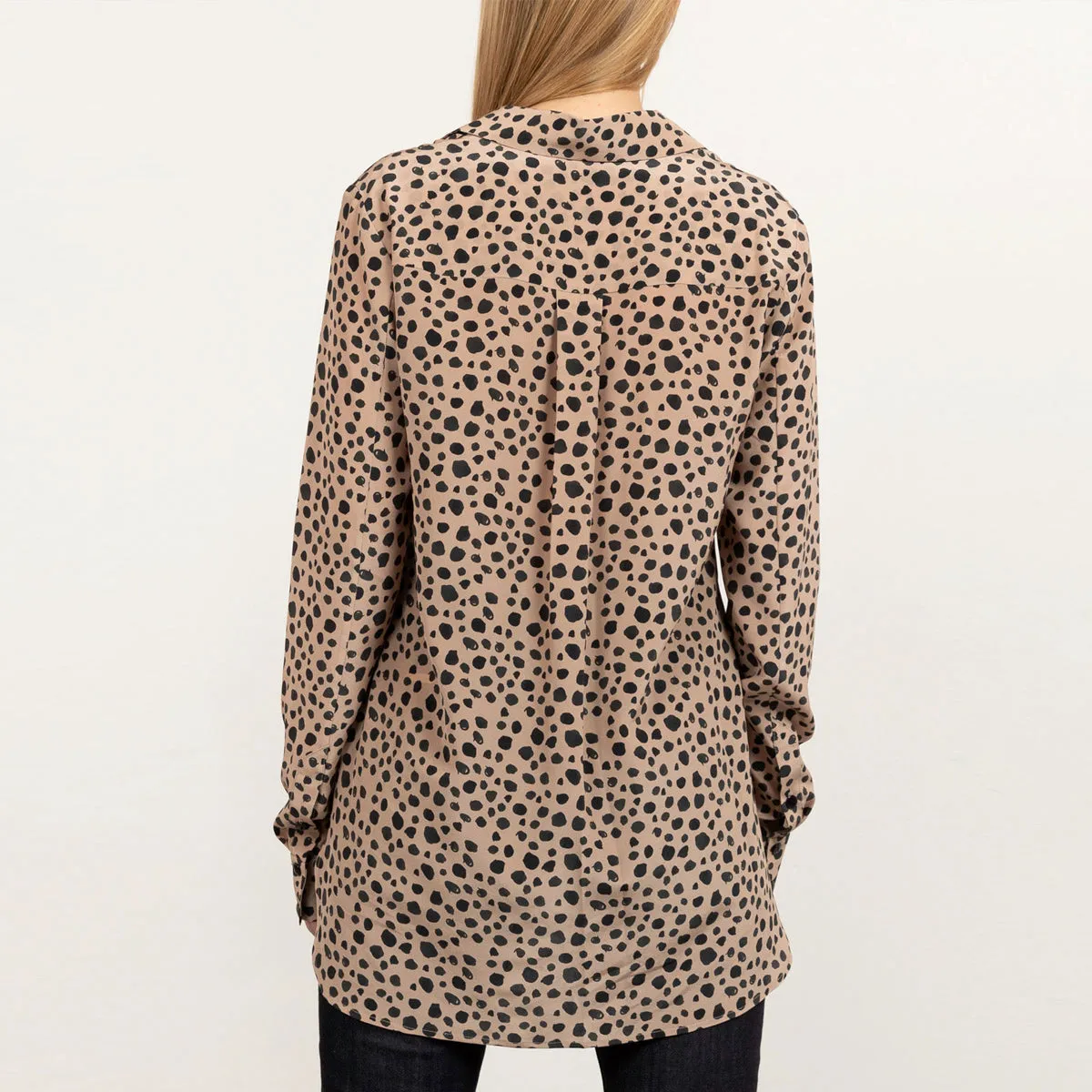 Essential Silk Shirt Dotty Animal Print sold by Ivalo.com product image thumbnail 4