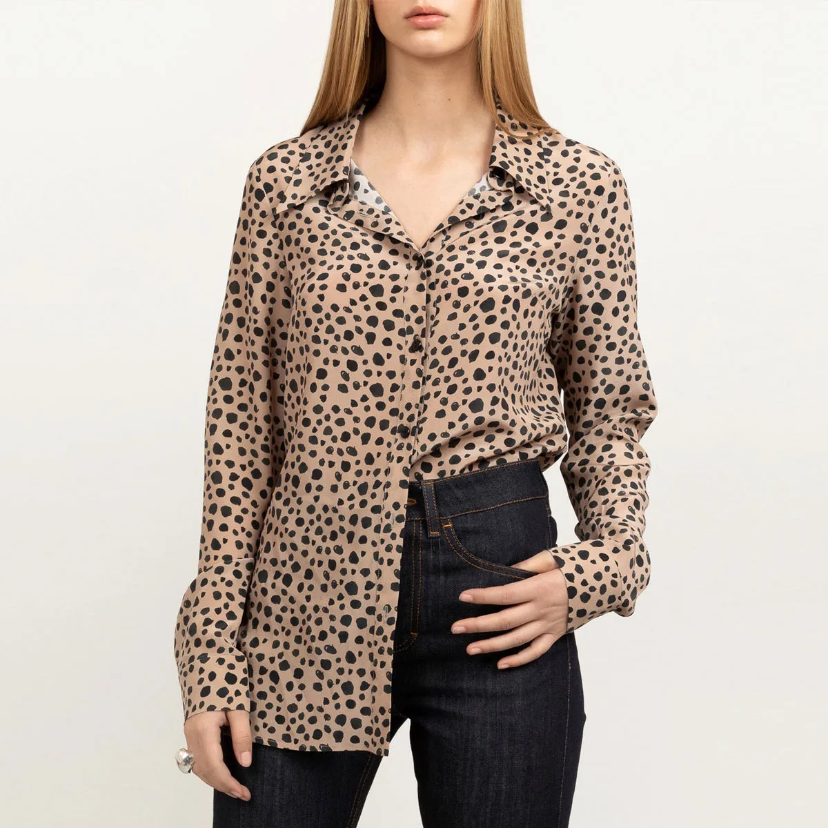 Essential Silk Shirt Dotty Animal Print sold by Ivalo.com product image thumbnail 3
