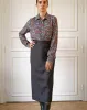 Zenas Midi Wool Skirt Noir sold by Ivalo.com