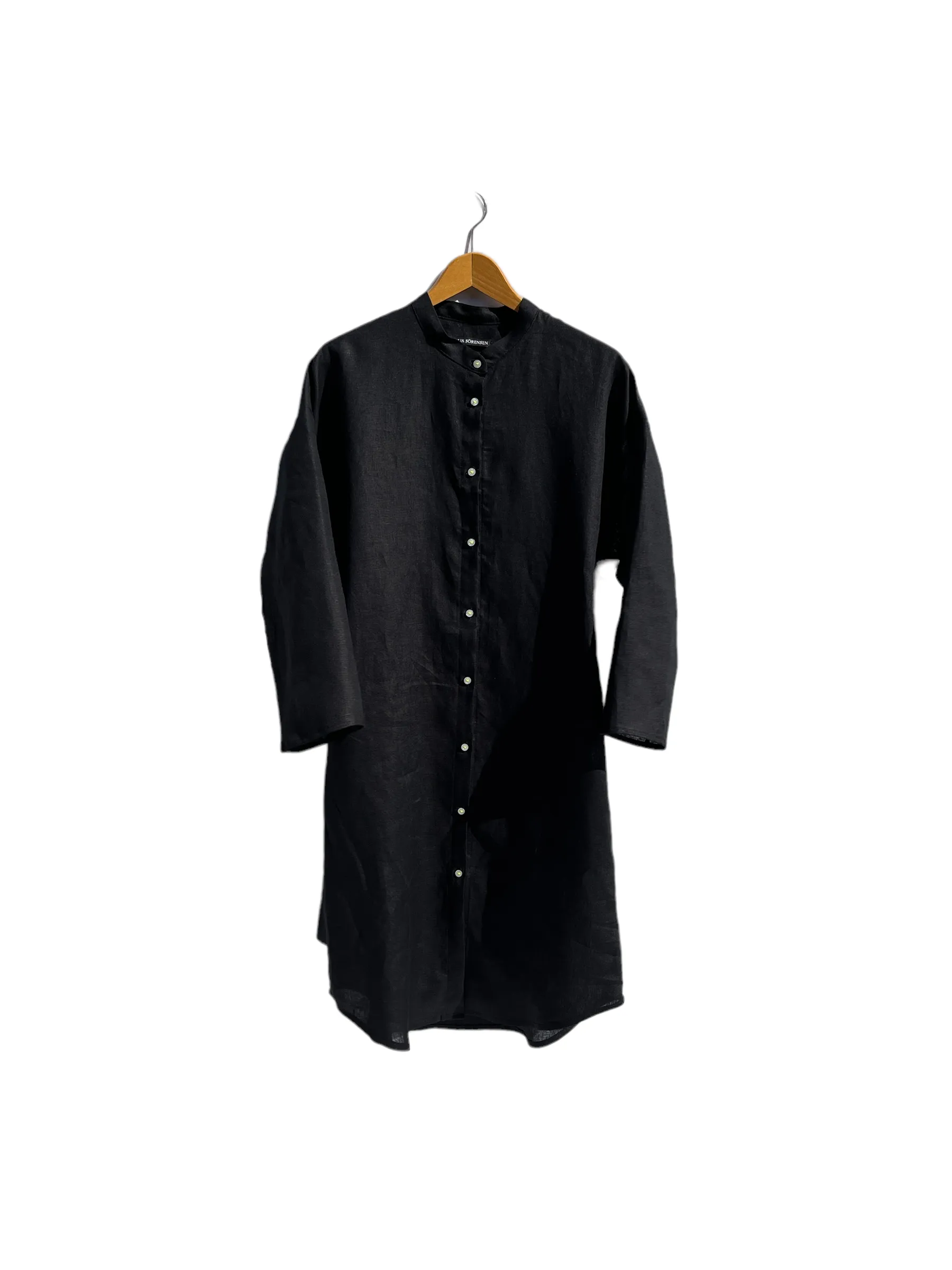 Oval Shirt Dress Winter Linen Black sold by Ivalo.com product image thumbnail 2