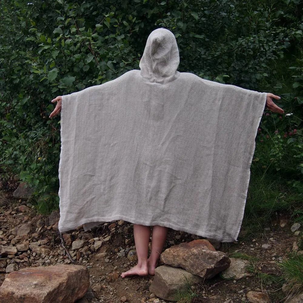 Pielpa Poncho Towel Hemp Waffle sold by Ivalo.com product image thumbnail 4
