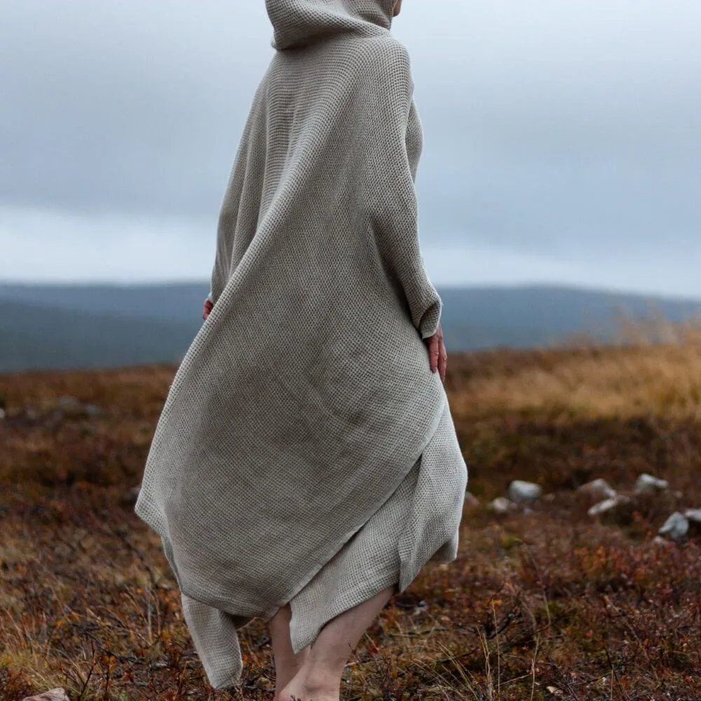 Pielpa Poncho Towel Hemp Waffle sold by Ivalo.com