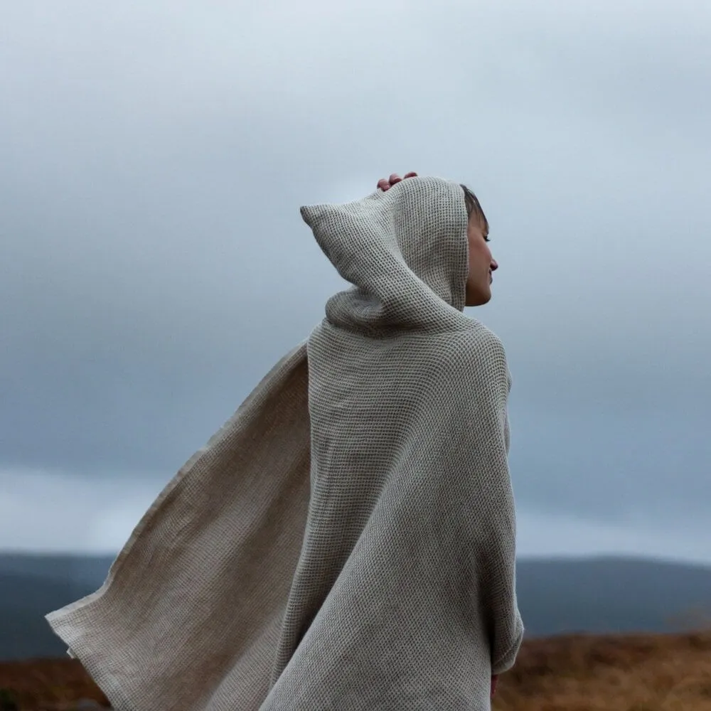 Pielpa Poncho Towel Hemp Waffle sold by Ivalo.com product image thumbnail 2