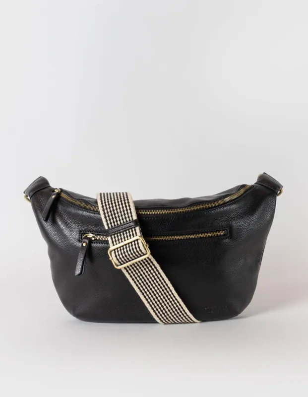 Drew Bum Bag Maxi Black Soft Grain Leather sold by Ivalo.com