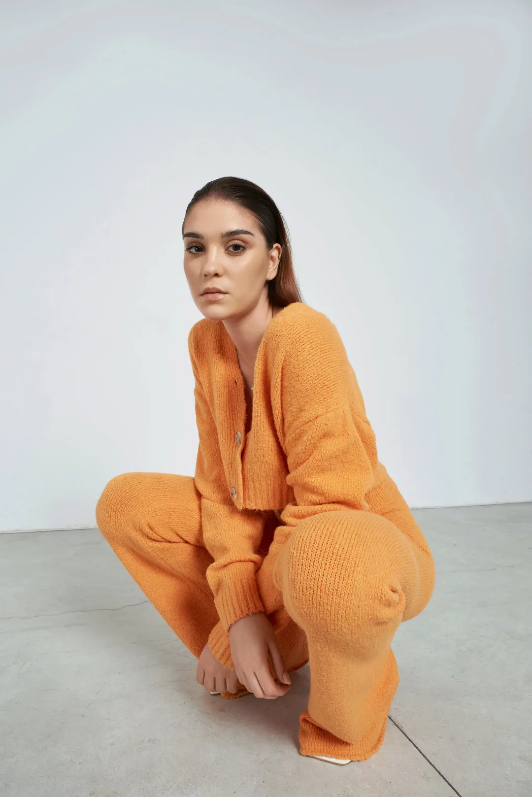 The Kate Crop Cardigan Orange sold by Ivalo.com product image thumbnail 3