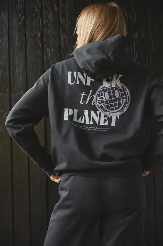 Jordaan Earth Lovers Hoodie Anthracite sold by Ivalo.com