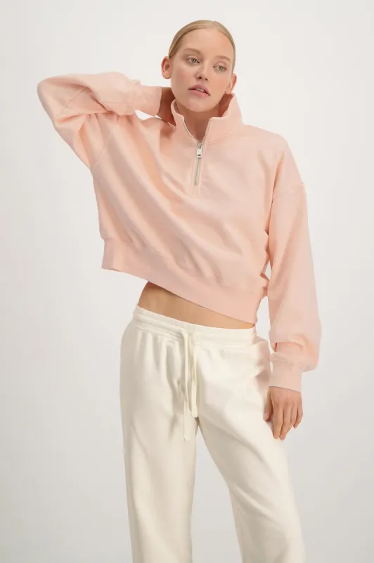 Runyon Cropped Quarter-Zip Sweatshirt sold by Ivalo.com