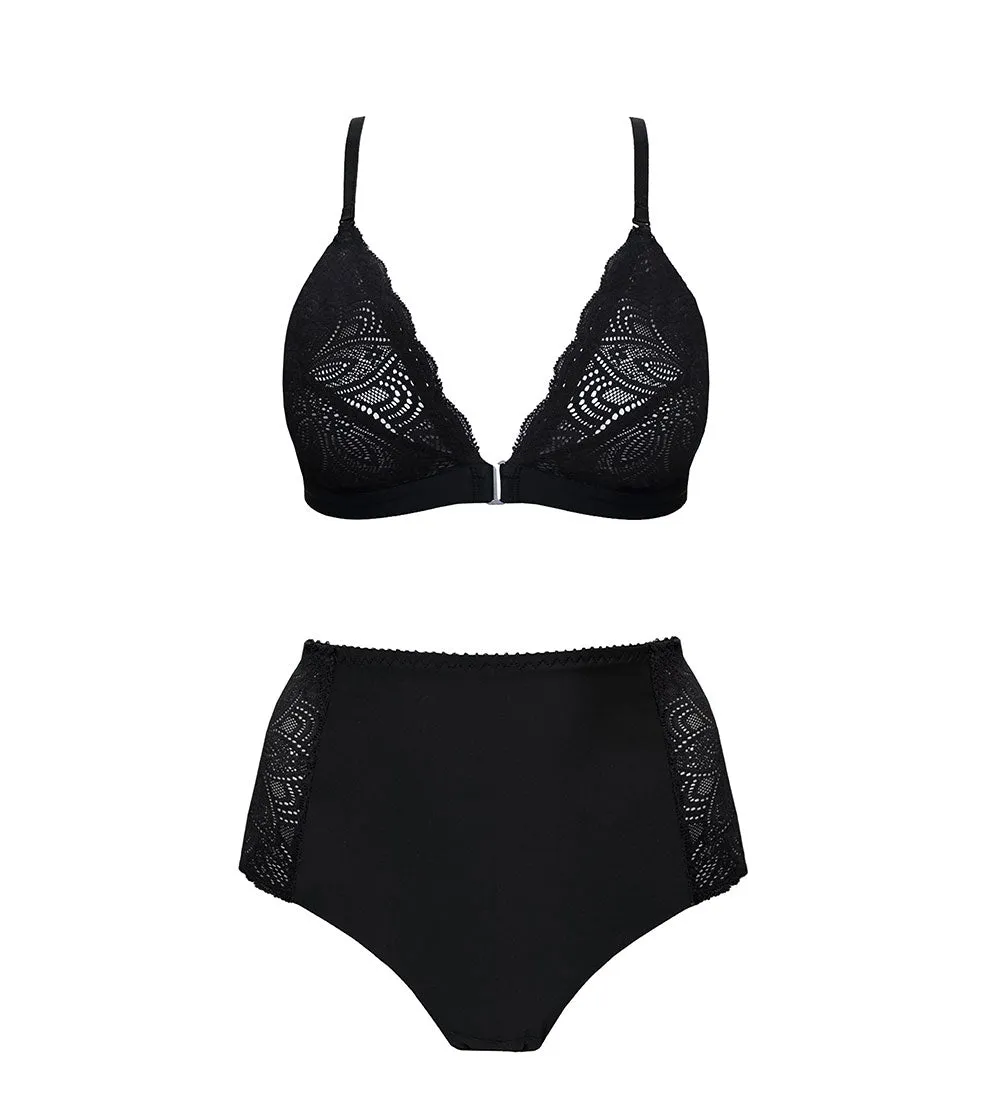 Earth Black High Underwear Set v1 sold by Ivalo.com