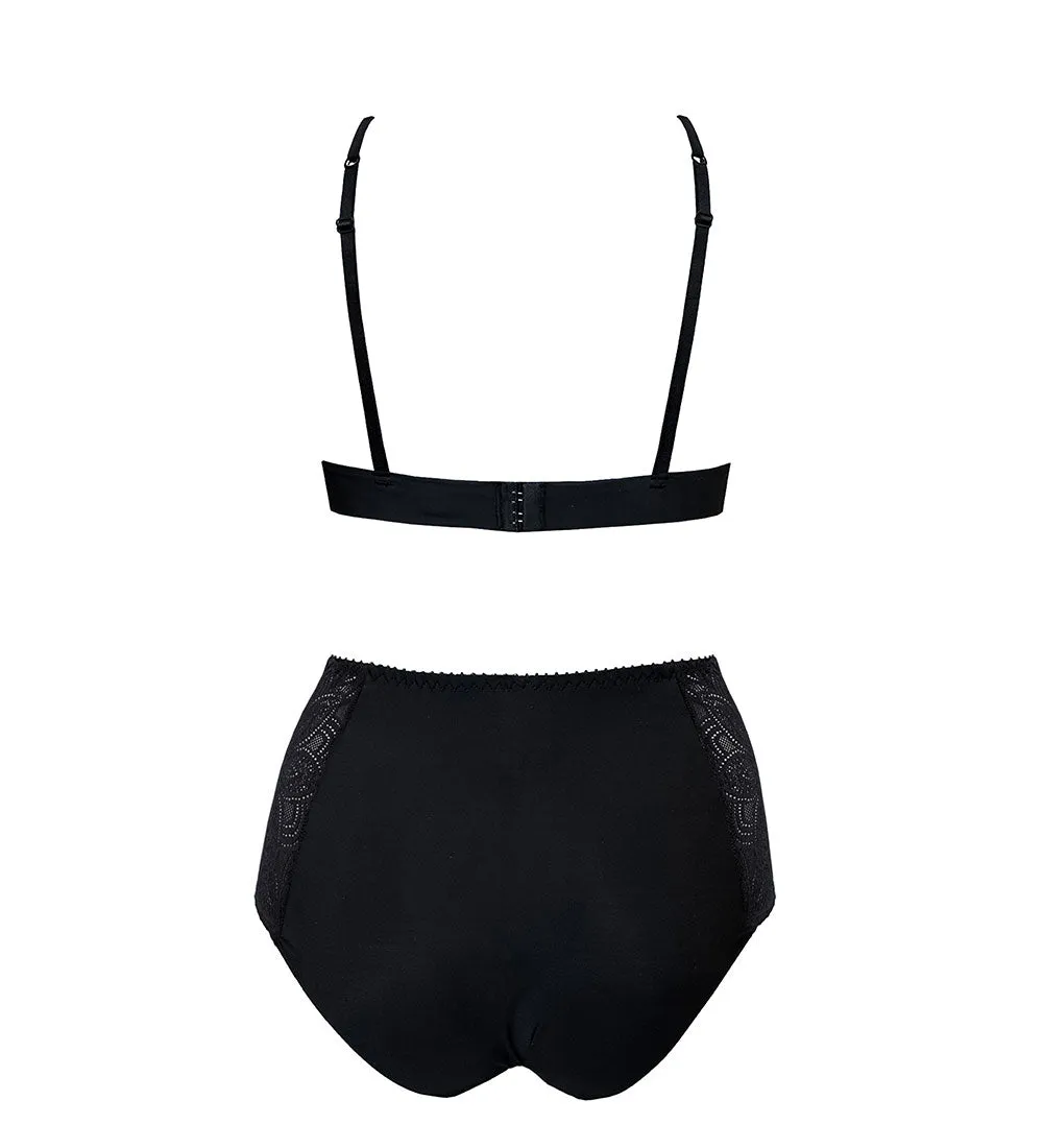 Earth Black High Triangle Underwear Set sold by Ivalo.com product image thumbnail 5