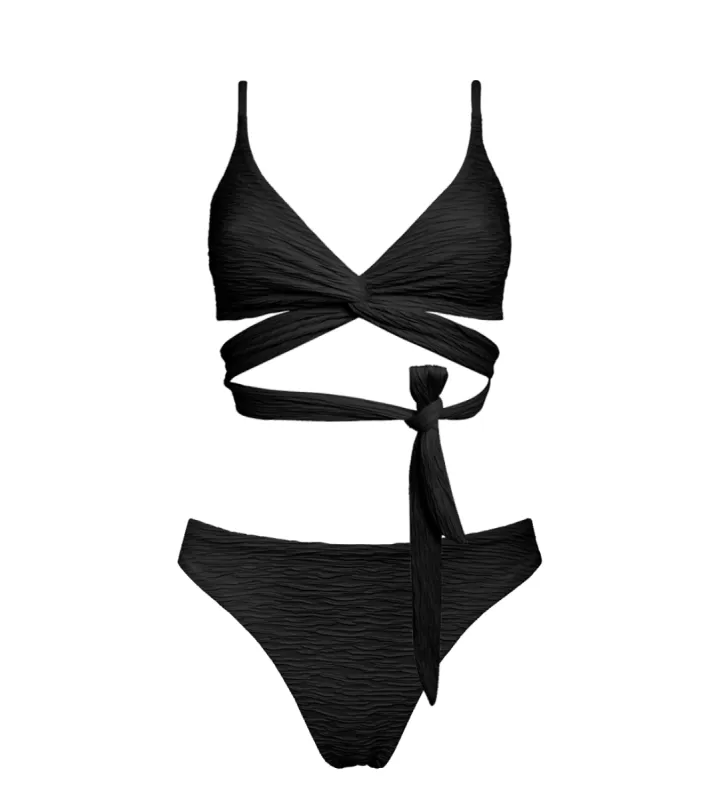 Jacquard Lin + Skyline Slim Bikini Set sold by Ivalo.com