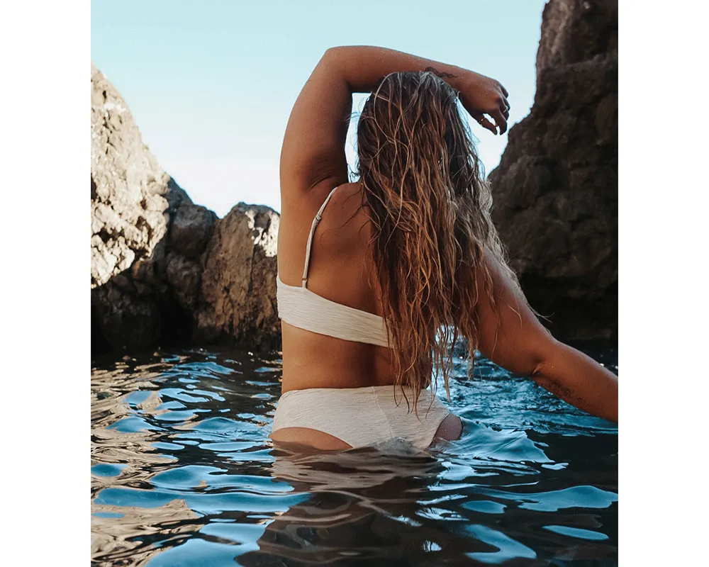 Jacquard Skyline High Bikini Bottom Cream sold by Ivalo.com product image thumbnail 4