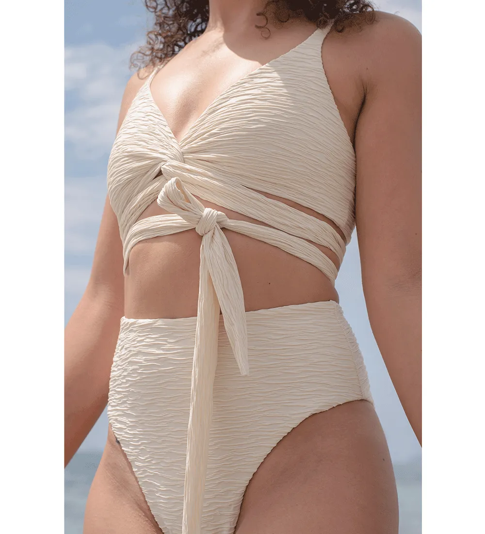 Jacquard Lin + Skyline High Bikini Set Cream sold by Ivalo.com product image thumbnail 2