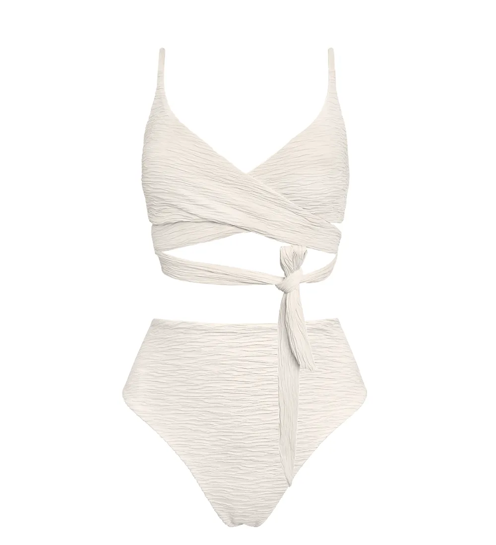 Jacquard Lin + Skyline High Bikini Set Cream sold by Ivalo.com product image thumbnail 4