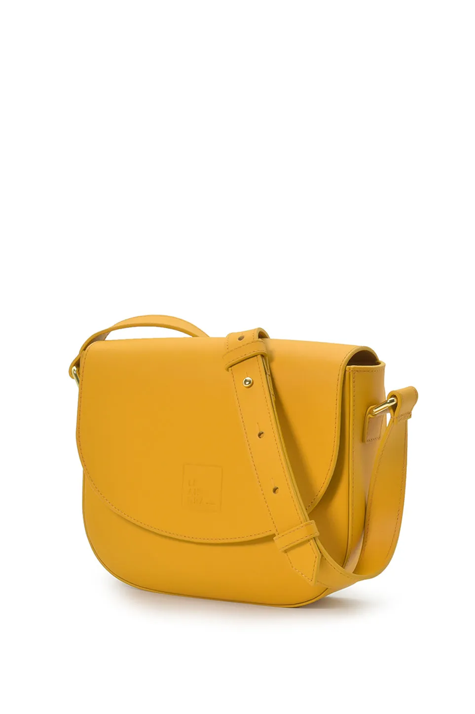 Leather Shoulder Bag Mustard sold by Ivalo.com product image thumbnail 2
