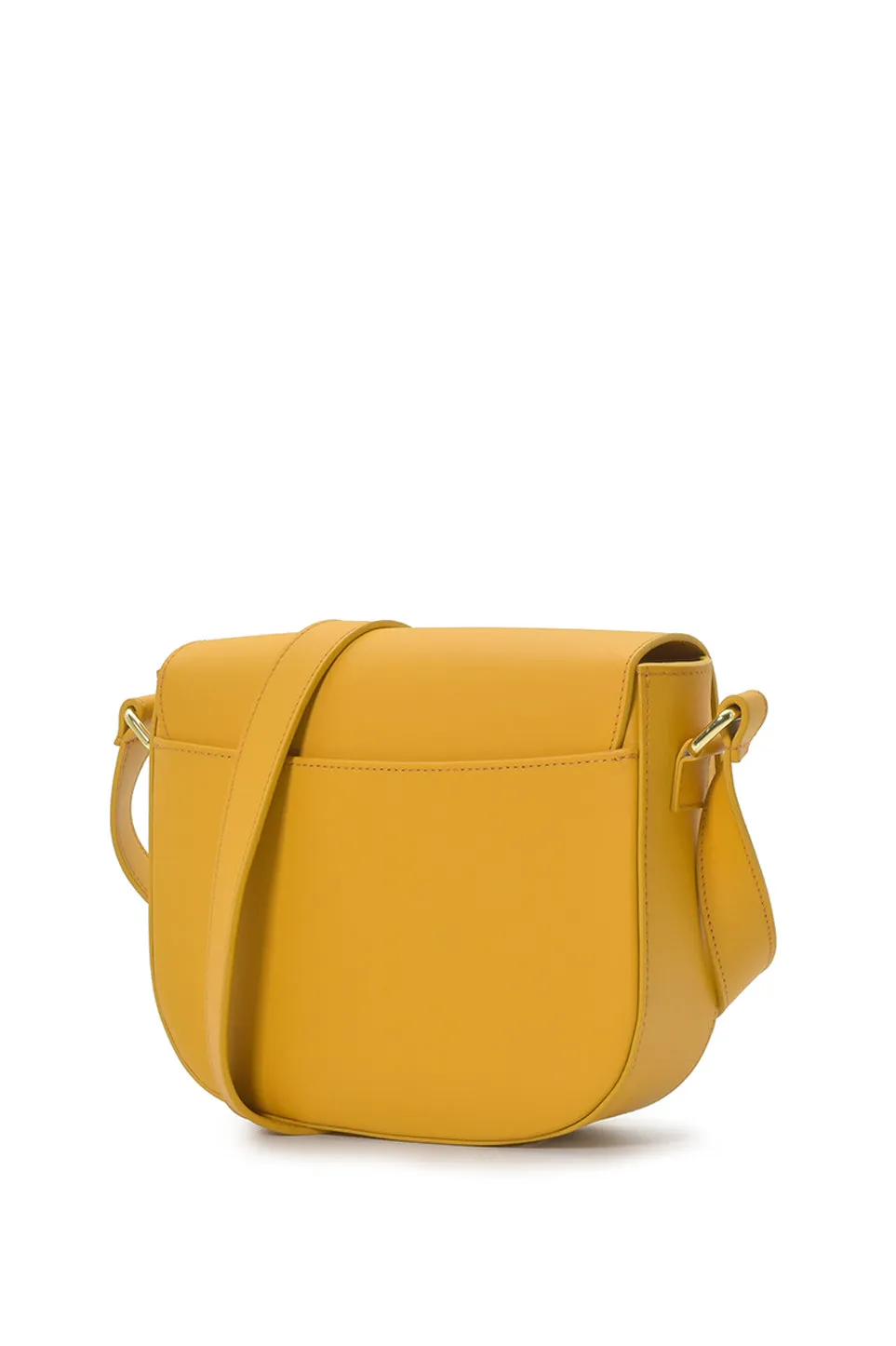 Leather Shoulder Bag Mustard sold by Ivalo.com product image thumbnail 3