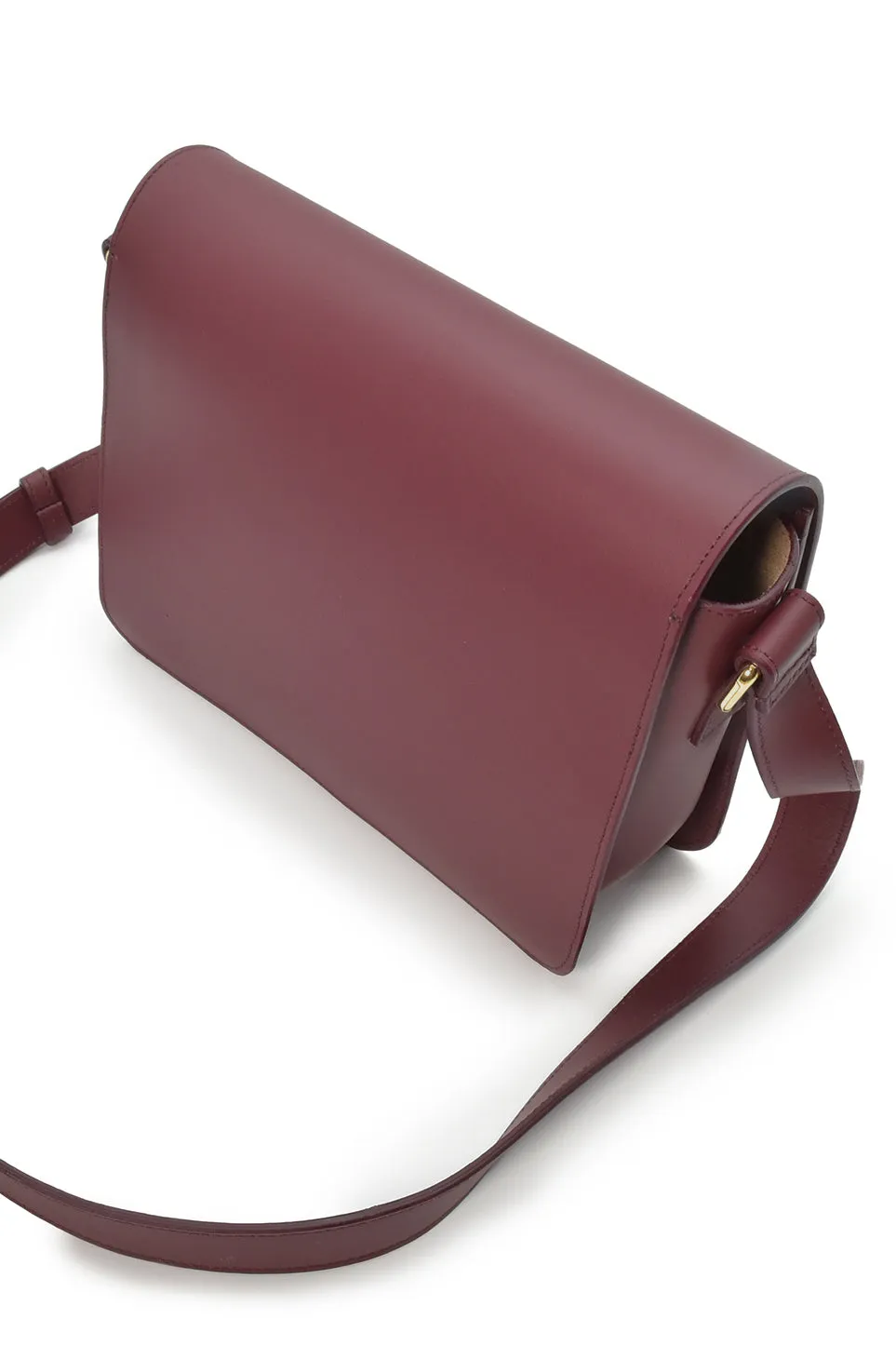 Square Shoulder Bag Burgundy sold by Ivalo.com product image thumbnail 5