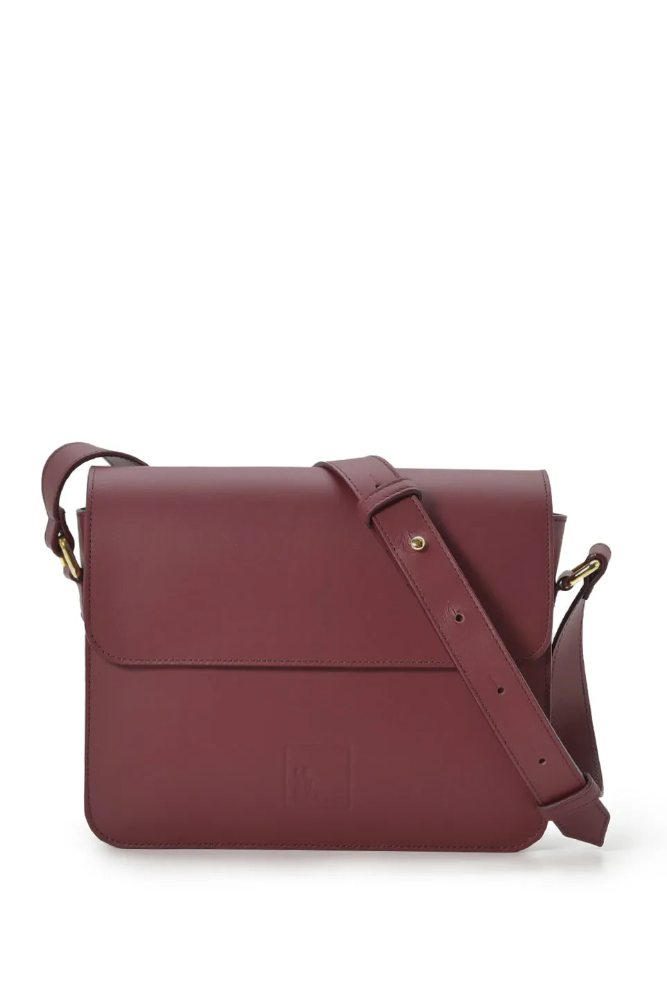 Square Shoulder Bag Burgundy sold by Ivalo.com