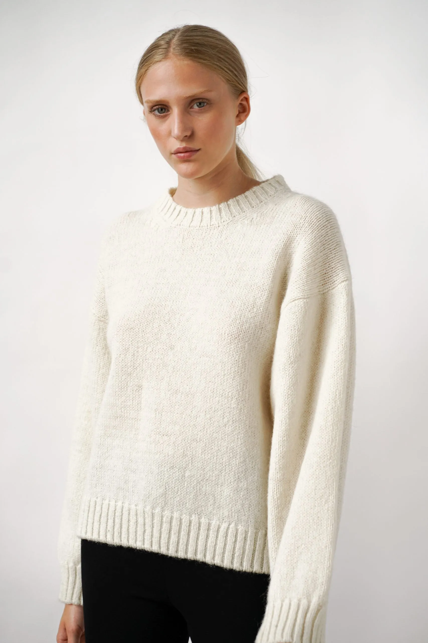 Ire Knitted Sweater Ivory sold by Ivalo.com